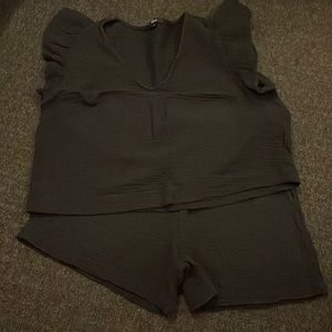 Rails gauze short set